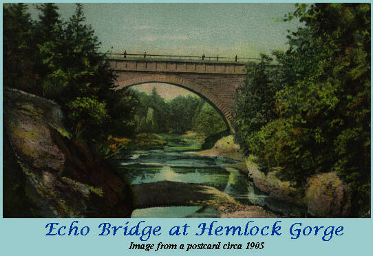 The Main Arch of Echo Bridge from Artist's Point