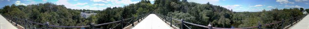 Panorama of Hemlock Gorge in Summer