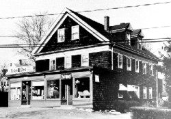 Oldest schoolhouse still standing in Newton, built in 1846 in Newton Upper Falls. Now 1028 Chestnut Street.
