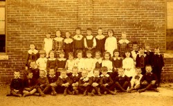 One of the early classes at the Emerson School.