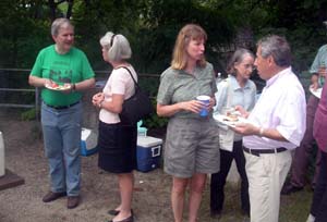At the picnic