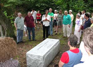 The dedication ceremony